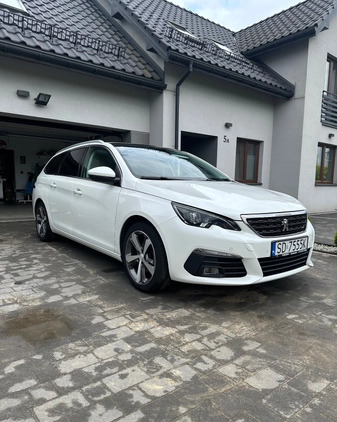 Peugeot 308 cena 58500 przebieg: 92000, rok produkcji 2019 z Nowy Targ małe 781